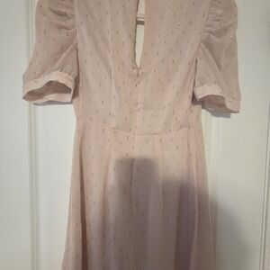 Express Blush Backless Dress